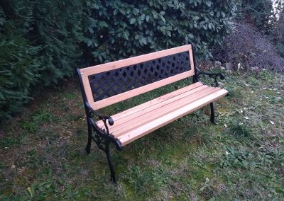 Réfection d'un banc