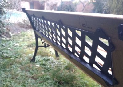 Réfection d'un banc